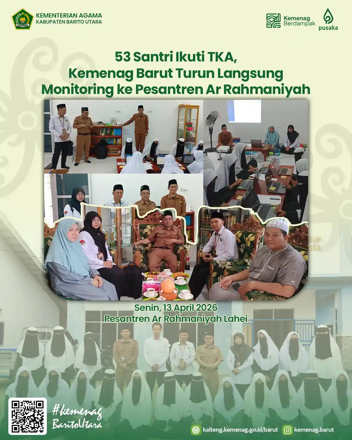 Kemenag Barut Hadiri Rakerwil Kalteng 2026, Siap Wujudkan “Umat Masa Depan”